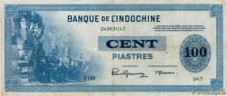 100 Piastres INDOCHINE FRANÇAISE  1945 P.078a