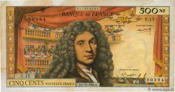 500 Nouveaux Francs MOLIÈRE FRANCE  1964 F.60.07 pr.TTB