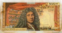 500 Nouveaux Francs MOLIÈRE FRANKREICH  1966 F.60.09 S