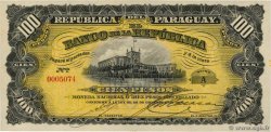 100 Pesos PARAGUAY  1907 P.159 UNC