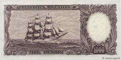 1000 Pesos ARGENTINIEN  1954 P.274b fST
