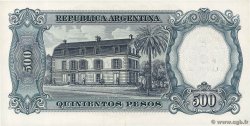 5 Pesos sur 500 Pesos ARGENTINA  1969 P.283 AU-