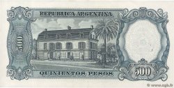 5 Pesos sur 500 Pesos ARGENTINA  1969 P.283 XF