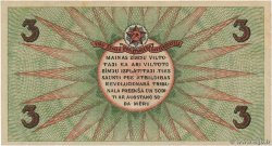 3 Rubli LETTLAND Riga 1919 P.R2a fVZ