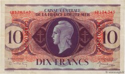 10 Francs GUADELOUPE  1944 P.27a pr.TTB