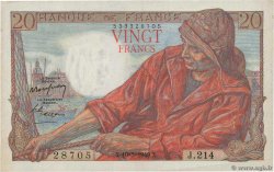 20 Francs PÊCHEUR FRANCIA  1949 F.13.14 q.SPL