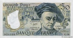 50 Francs QUENTIN DE LA TOUR FRANCE  1980 F.67.06 pr.SPL