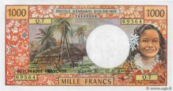1000 Francs TAHITI Papeete 1985 P.27d fST+