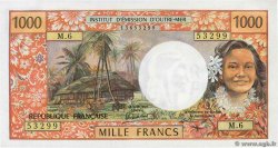 1000 Francs TAHITI Papeete 1985 P.27d fST+