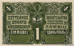 1 Rublis LETONIA  1919 P.02b FDC