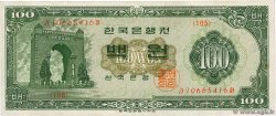 100 Won SOUTH KOREA   1963 P.35b XF
