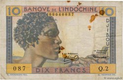 10 Francs YIBUTI  1946 P.19 BC