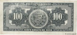 100 Soles PERU  1956 P.079a fVZ