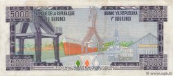 5000 Francs BURUNDI  1989 P.32c MBC