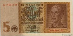 5 Reichsmark DEUTSCHLAND  1942 P.186a fVZ