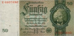 50 Reichsmark DEUTSCHLAND  1933 P.182a VZ