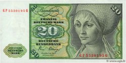 20 Deutsche Mark GERMAN FEDERAL REPUBLIC  1980 P.32d BB
