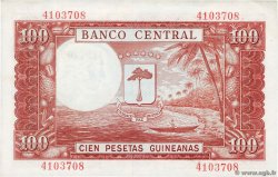 100 Pesetas Guineanas ÄQUATORIALGUINEA  1969 P.01 fST