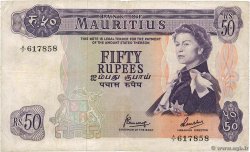 50 Rupees MAURITIUS  1967 P.33c F
