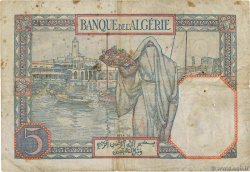 5 Francs ALGERIA  1929 P.077a F