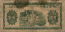 100 Francs MARTINIQUE  1945 P.19a q.B