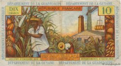 10 Francs ANTILLES FRANÇAISES  1964 P.08b TB