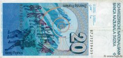 20 Francs SWITZERLAND  1987 P.55g F