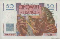 50 Francs LE VERRIER FRANCE  1947 F.20.08