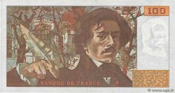 100 Francs DELACROIX modifié FRANCE  1979 F.69.02c pr.TTB
