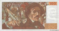100 Francs DELACROIX modifié FRANCE  1982 F.69.06 TTB