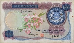 100 Dollars SINGAPUR  1973 P.06d BC