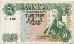 25 Rupees ÎLE MAURICE  1967 P.32a pr.TTB