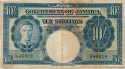 10 Shillings JAMAIKA  1940 P.38b S