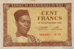 100 Francs MALí  1960 P.02 MBC