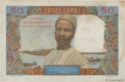 50 Francs MADAGASCAR  1950 P.045a MBC