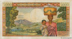 5000 Francs - 1000 Ariary MADAGASKAR  1966 P.060a S