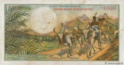 1000 Francs - 200 Ariary MADAGASCAR  1966 P.059a VF-