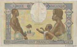 100 Francs MADAGASCAR  1937 P.040