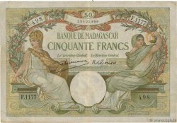 50 Francs MADAGASCAR  1948 P.038 TB