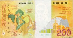 200 Francs BELGIEN  1995 P.148 fST+