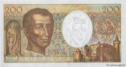 200 Francs MONTESQUIEU FRANCE  1992 F.70.12c AU+