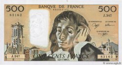 500 Francs PASCAL FRANKREICH  1991 F.71.47