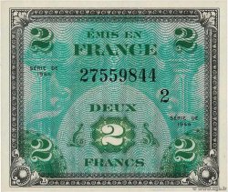 2 Francs DRAPEAU FRANKREICH  1944 VF.16.02