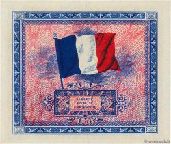 2 Francs DRAPEAU FRANCIA  1944 VF.16.02 FDC