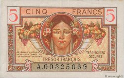5 Francs TRÉSOR FRANÇAIS FRANCIA  1947 VF.29.01