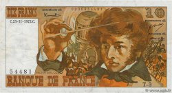 10 Francs BERLIOZ FRANKREICH  1972 F.63.01