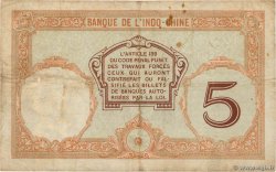 5 Francs NOUVELLE CALÉDONIE  1936 P.36b BC