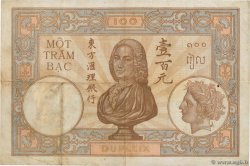 100 Piastres FRENCH INDOCHINA  1936 P.051d F
