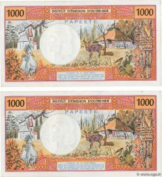 1000 Francs Consécutifs TAHITI  1985 P.27d pr.NEUF