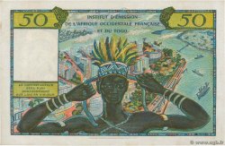 50 Francs FRENCH WEST AFRICA (1895-1958)  1956 P.45 AU